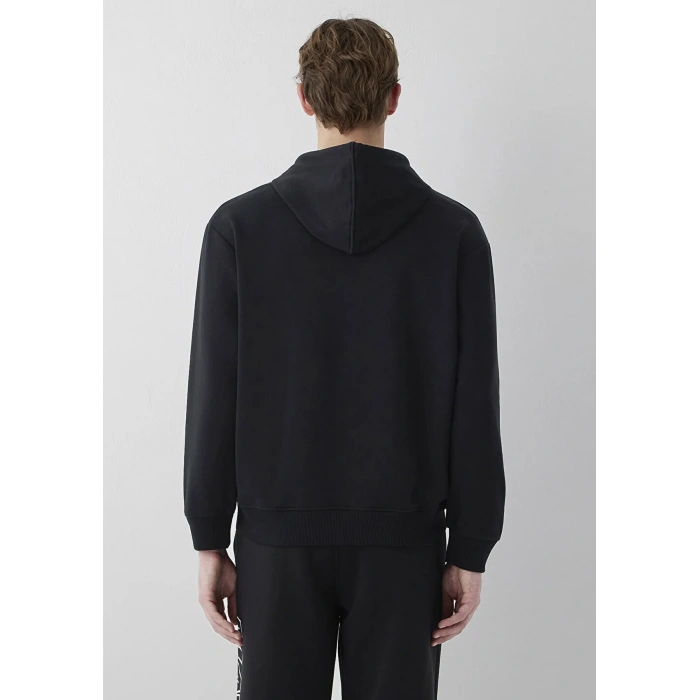 Mavi 0s10196 Kapsonlu Erkek Sweat - Siyah
