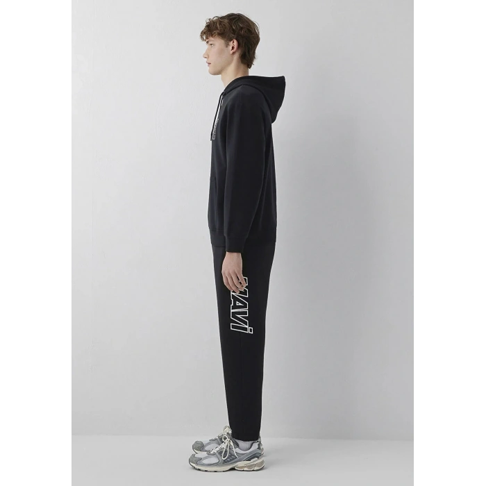 Mavi 0s10196 Kapsonlu Erkek Sweat - Siyah