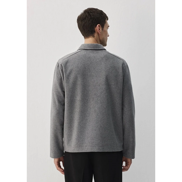 Mavi 0s10265 Erkek Sweat - Gri Melanj