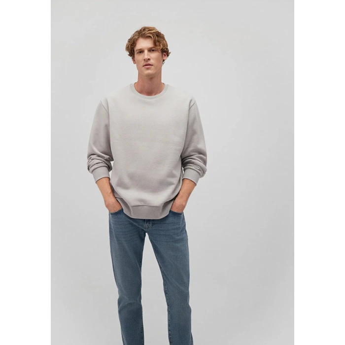 Mavi 0s10276 0 Yaka Erkek Sweat - Gri