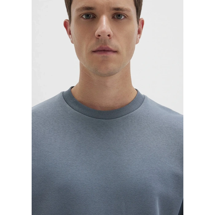 Mavi 0s10276 0 Yaka Erkek Sweat - Indigo