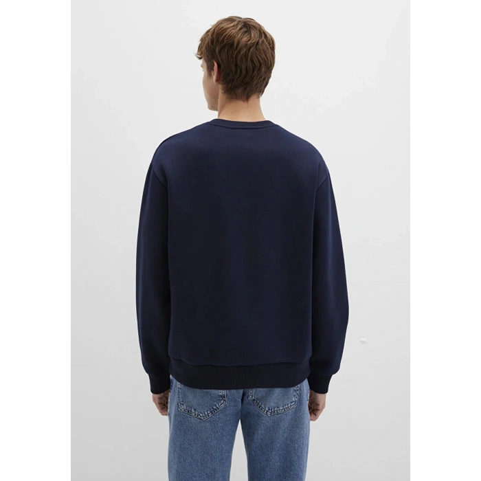 Mavi 0s10412 0 Yaka Erkek Sweat - Lacivert