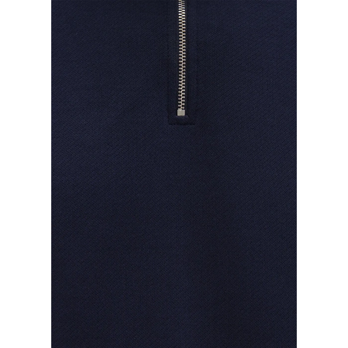 Mavi 0s10414 Yakali Fermuarli Erkek Uzun Kol Sweat - Lacivert