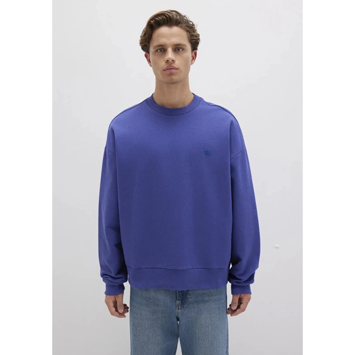 Mavi 0s10415 0 Yaka Erkek Sweat - Mor