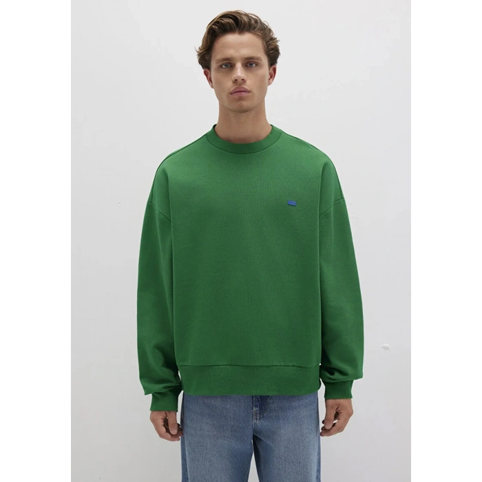 Mavi 0s10415 0 Yaka Erkek Sweat - Yesil