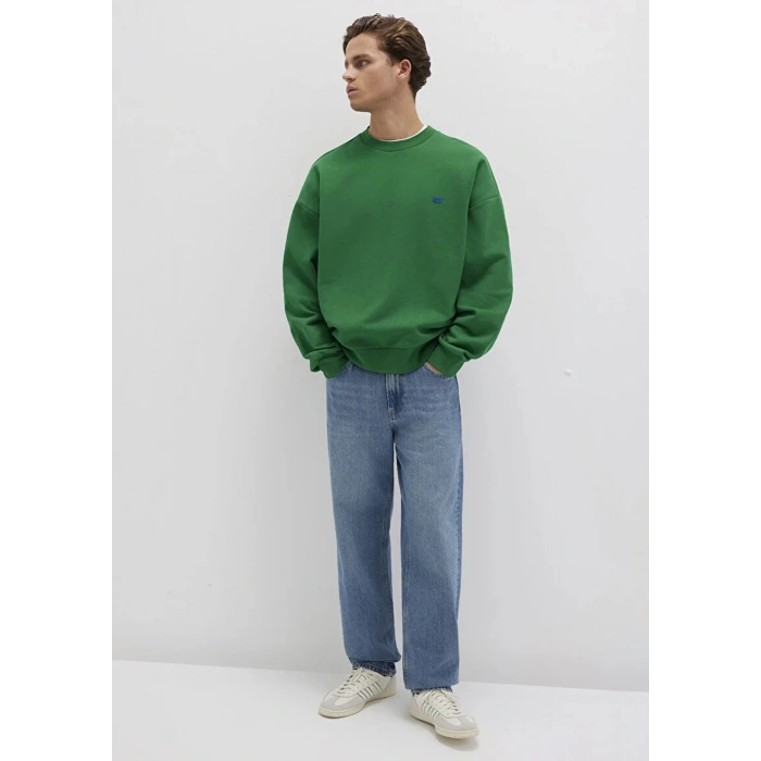 Mavi 0s10415 0 Yaka Erkek Sweat - Yesil