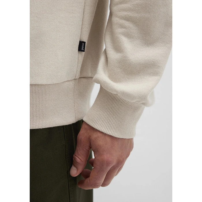 Mavi 0s10457 0 Yaka Erkek Sweat - Bej