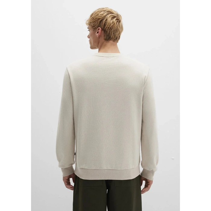 Mavi 0s10457 0 Yaka Erkek Sweat - Bej