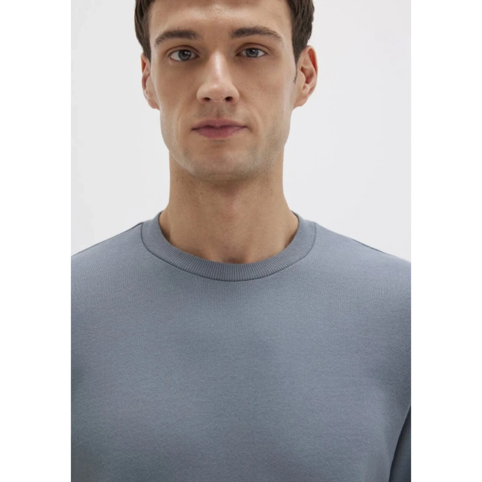 Mavi 0s10457 0 Yaka Erkek Sweat - Indigo