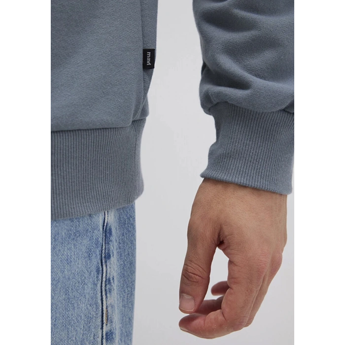 Mavi 0s10457 0 Yaka Erkek Sweat - Indigo