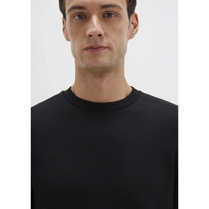 Mavi 0s10457 0 Yaka Erkek Sweat - Siyah