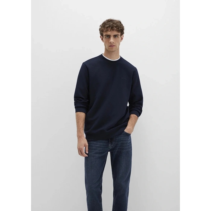 Mavi 0s10480 0 Yaka Erkek Sweat - Lacivert