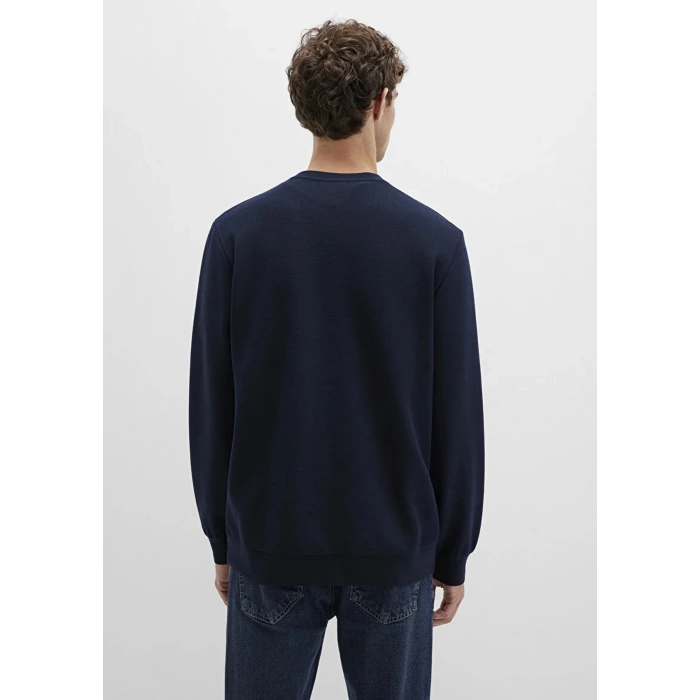 Mavi 0s10480 0 Yaka Erkek Sweat - Lacivert
