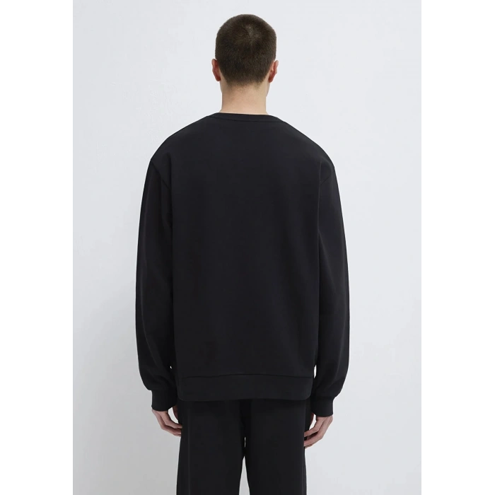Mavi 0s10513 0 Yaka Erkek Sweat - Siyah