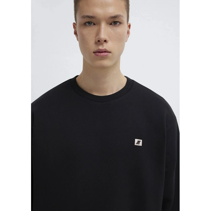 Mavi 0s10513 0 Yaka Erkek Sweat - Siyah