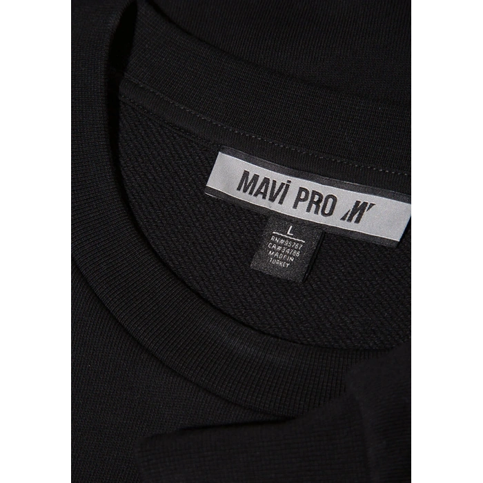 Mavi 0s10513 0 Yaka Erkek Sweat - Siyah
