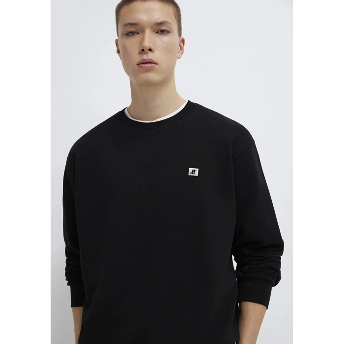 Mavi 0s10513 0 Yaka Erkek Sweat - Siyah