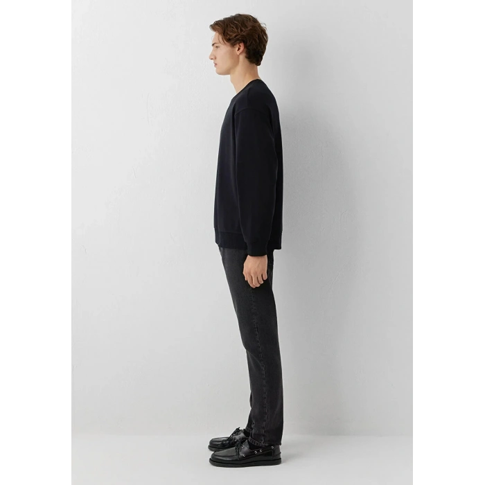 Mavi 0s10551 0 Yaka Erkek Sweat - Siyah