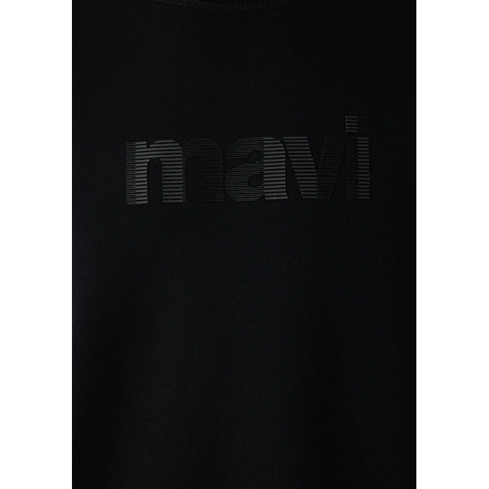 Mavi 0s10551 0 Yaka Erkek Sweat - Siyah