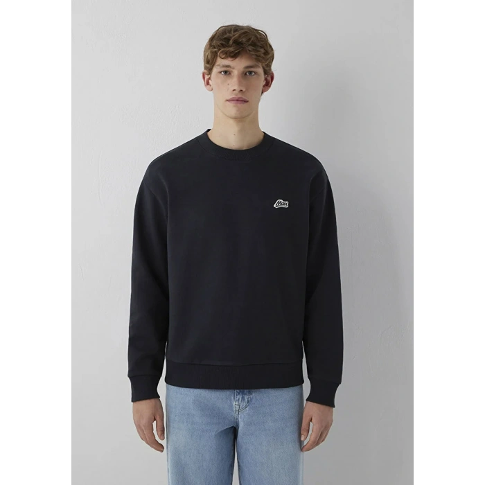 Mavi 0s10611 0 Yaka Erkek Sweat - Siyah