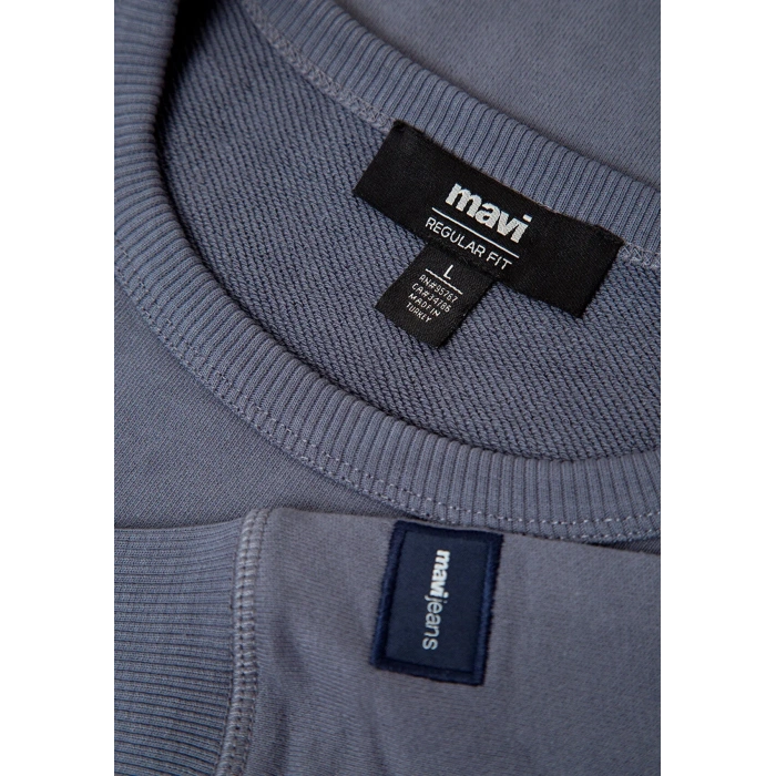 Mavi 0s10620 0 Yaka Erkek Sweat - Antrasit
