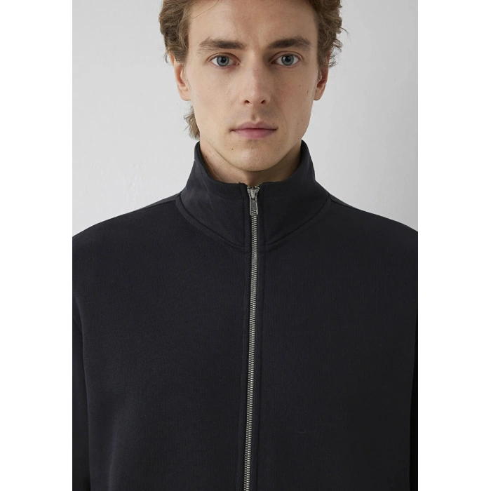 Mavi 0s10653 Fermuarli Erkek Sweat - Siyah