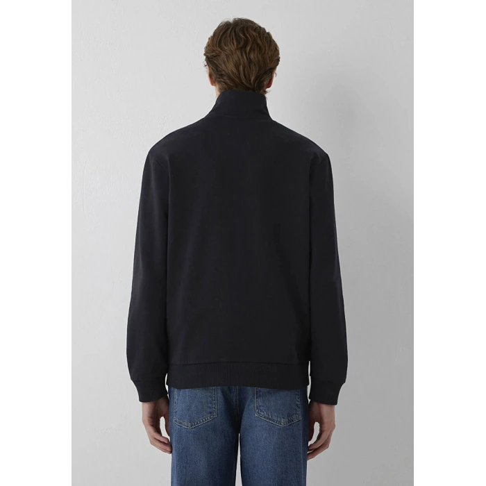 Mavi 0s10653 Fermuarli Erkek Sweat - Siyah