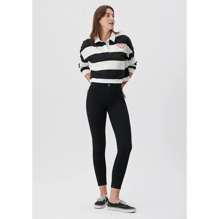 Mavi 100328-35252 Tess 5 Cep Kadın Pantolon - Siyah