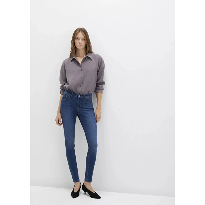 Mavi 100328-82232 Tess 5 Cep Kadin Pantolon - Lacivert