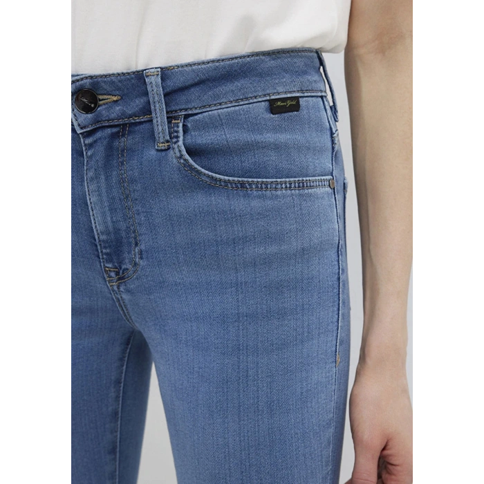 Mavi 100328-a1550 Tess 5 Cep Kadin Pantolon - Mavi