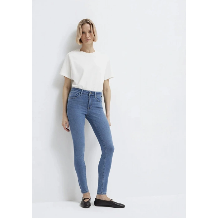 Mavi 100328-a1550 Tess 5 Cep Kadin Pantolon - Mavi