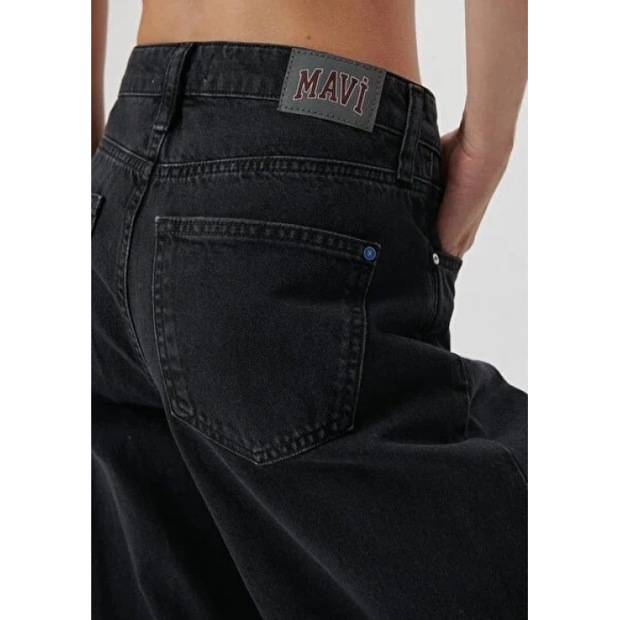 Mavi 1010600 Leila Bol Paca Kadın Pantolon - Siyah