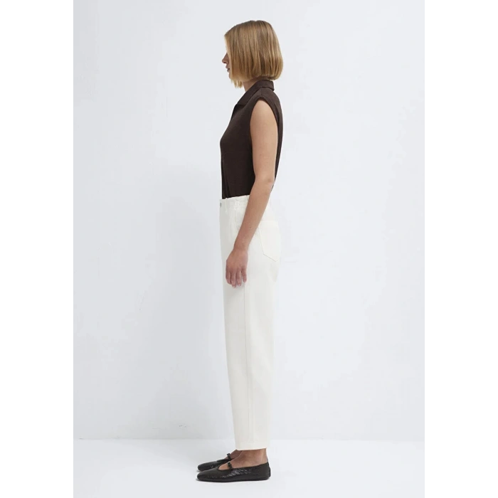 Mavi 1010649 4 Cep Kadin Pantolon - Ekru