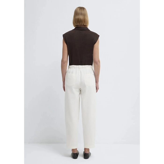 Mavi 1010649 4 Cep Kadin Pantolon - Ekru