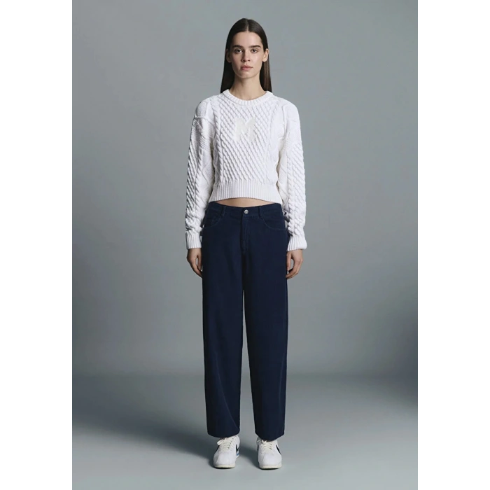 Mavi 1011174 Kadi̇fe Kadin Pantolon - Lacivert