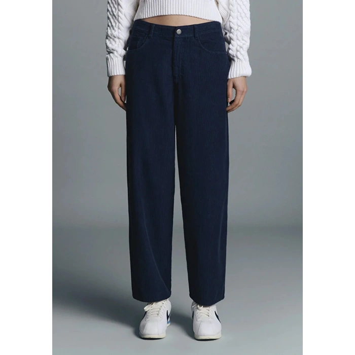 Mavi 1011174 Kadi̇fe Kadin Pantolon - Lacivert