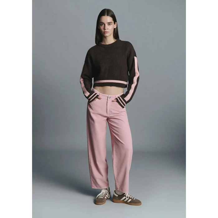 Mavi 1011174 Kadi̇fe Kadin Pantolon - Pembe