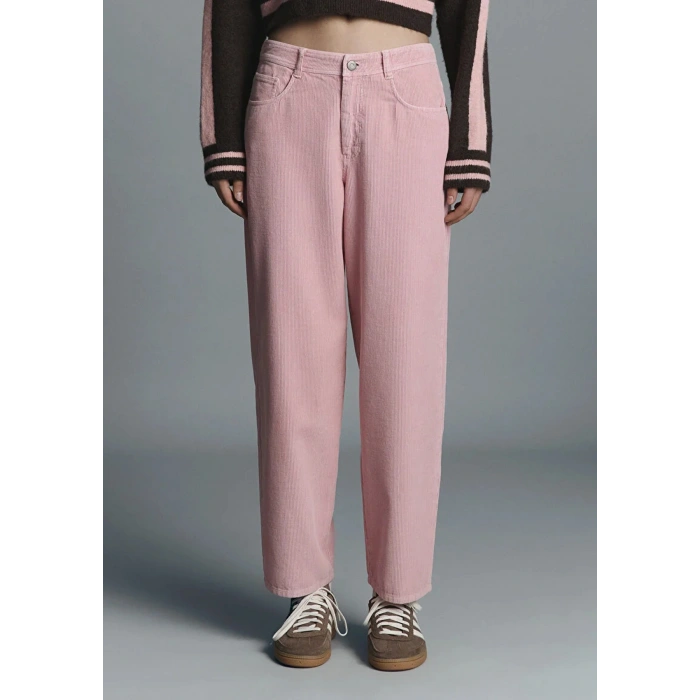 Mavi 1011174 Kadi̇fe Kadin Pantolon - Pembe