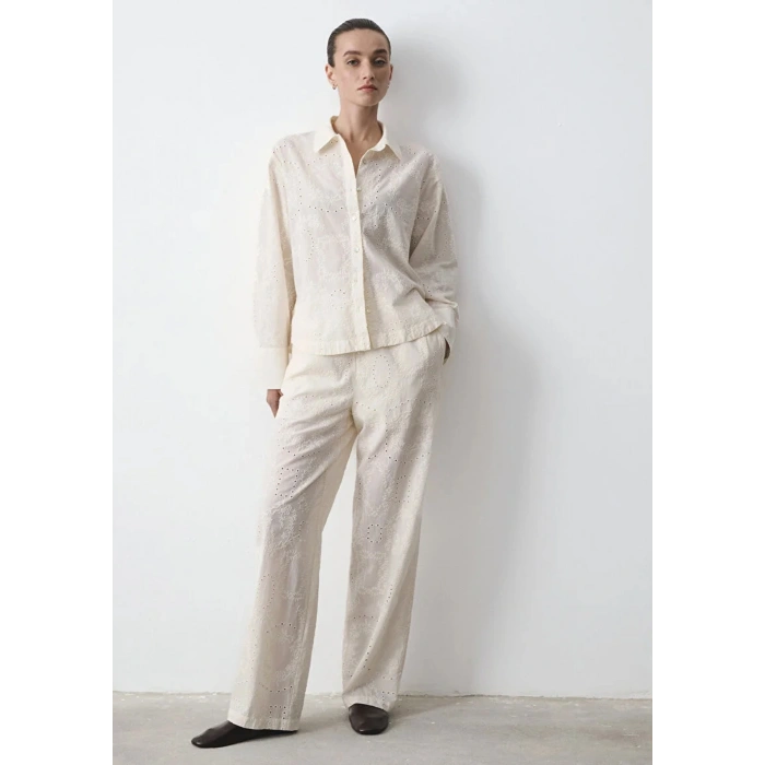 Mavi 1011191 Kadin Pantolon - Krem
