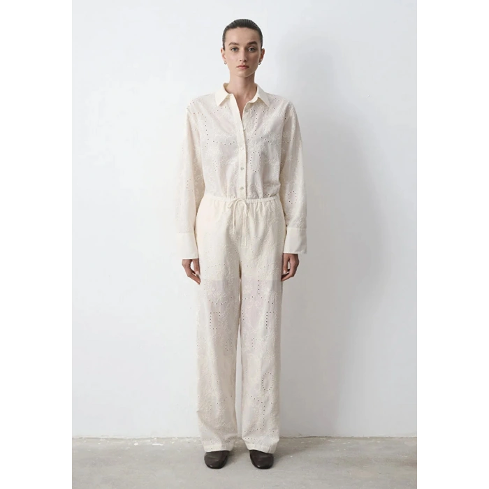Mavi 1011191 Kadin Pantolon - Krem