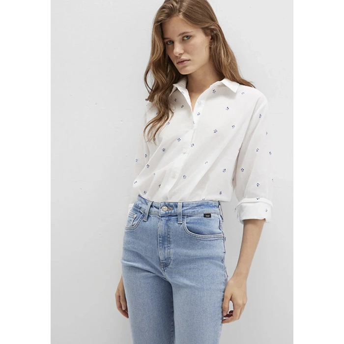 Mavi 1210030 Kadin Gomlek - Ekru