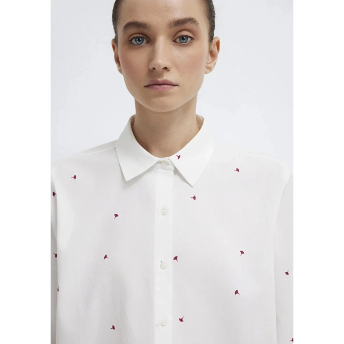 Mavi 1210610 Kadin Gomlek - Ekru