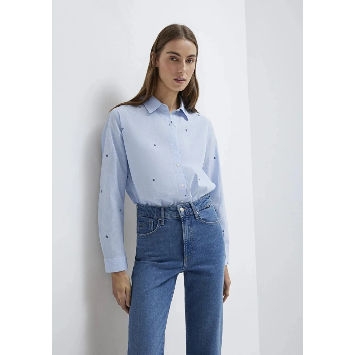 Mavi 1210610 Kadin Gomlek - Mavi Cizgili