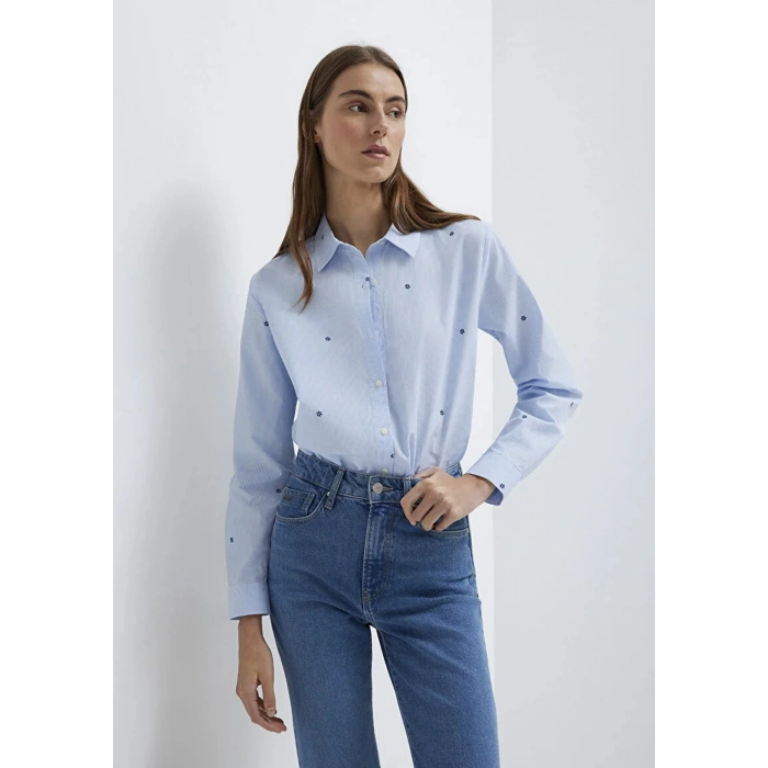 Mavi 1210610 Kadin Gomlek - Mavi Cizgili