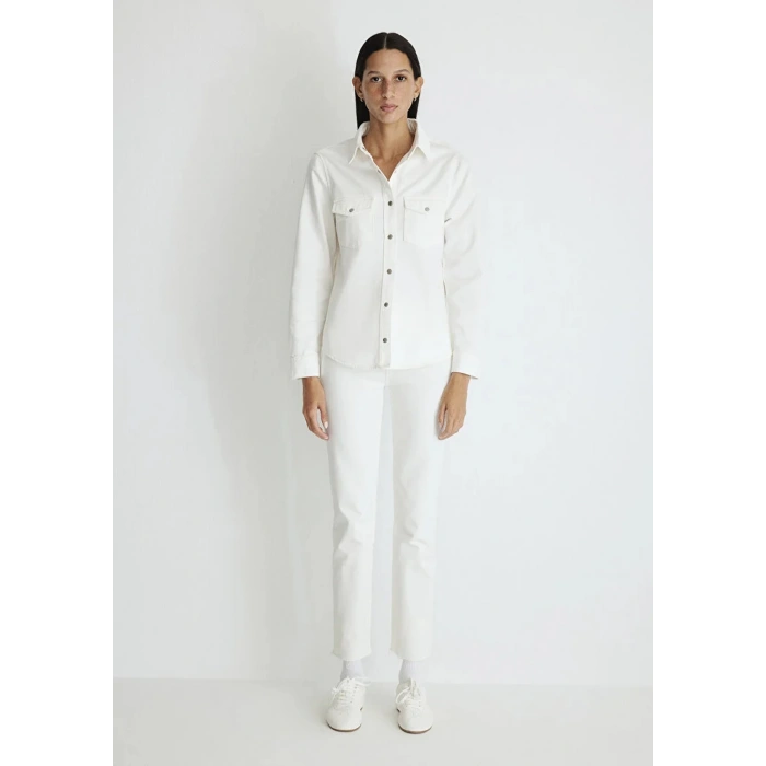 Mavi 1210662 Merida Kadin Kot Gomlek - Ekru