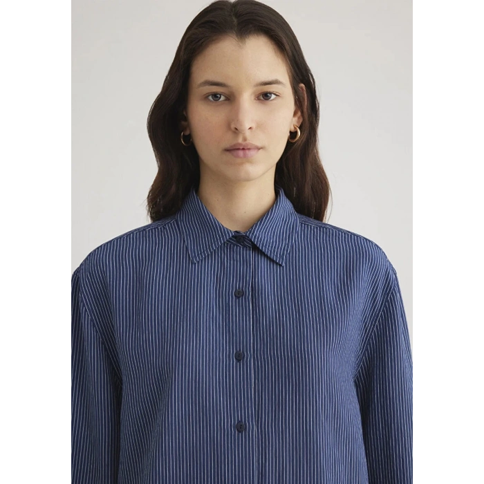 Mavi 1210683 Kadin Gomlek - Lacivert Cizg