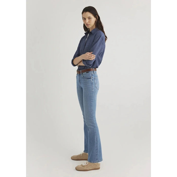 Mavi 1210683 Kadin Gomlek - Lacivert Cizg