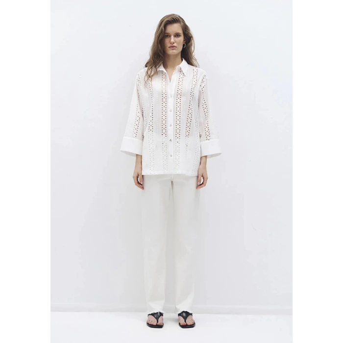 Mavi 1211107 Kadin Gomlek - Ekru