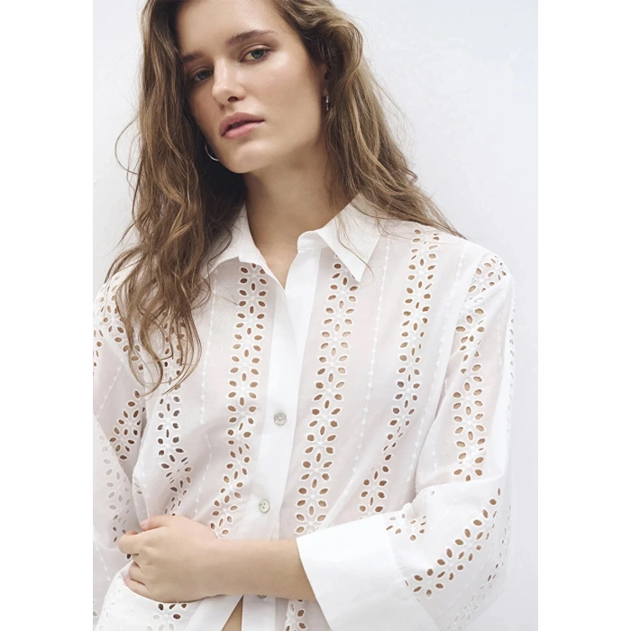 Mavi 1211107 Kadin Gomlek - Ekru