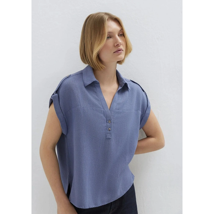 Mavi 1211443 Yakali Kadin Body - Indigo